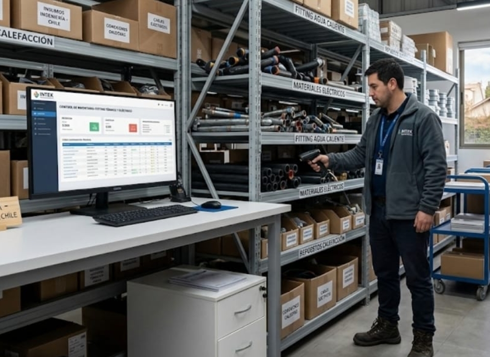 Especialista en Control de Inventarios y Gestión Logística para Sistemas Térmicos